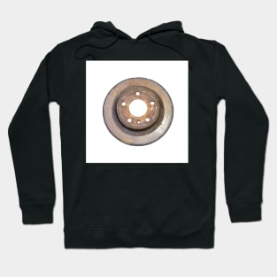 Excessively used rusty brake discs Hoodie